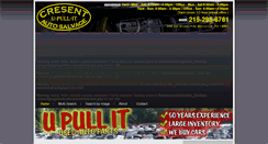 Desktop Screenshot of cresentupullitparts.com